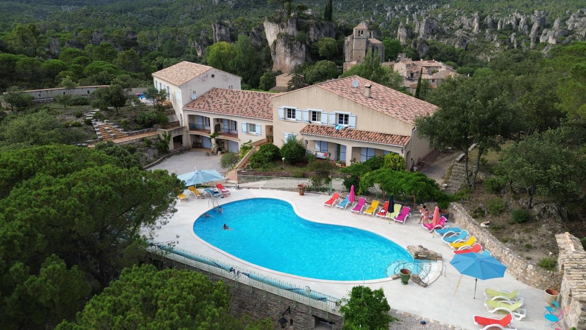 Hotel Les Hauts De Mourèze Exterior foto